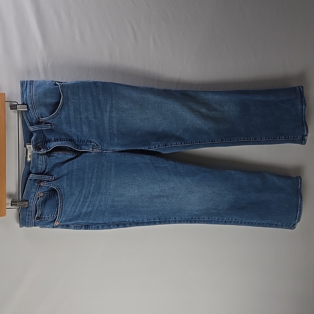 Madewell Women's Light Blue Denim Cali Demi Boot Jeans Sz 31